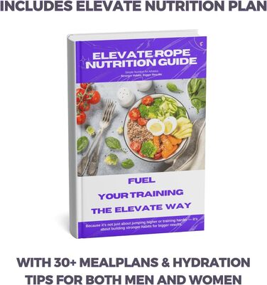 Стрибкове канат Elevate Rope Professionelles Perlen - 3м, регульований, якісні намистини, поліестер - для фрістайлу, кардіо, трюків, для всіх рівнів, внутрішнє/зовнішнє використання, білий/блакитний/золотий