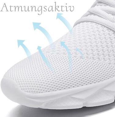 Чоловічі кросівки для бігу та фітнесу, спортивні, повсякденні, білі (48 EU)