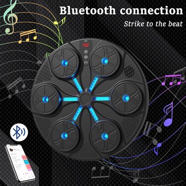 Розумна музична боксова машина з Bluetooth для дітей та дорослих, настінна електронна тренувальна система