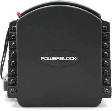 POWERBLOCK Універсальні регульовані гантелі Pro 50, чорні, для дорослих