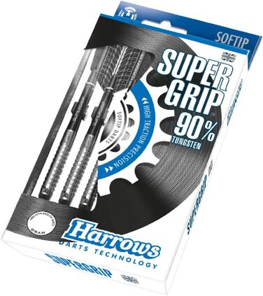 Дротики Harrows Supergrip для дартсу, 90% вольфрам, м'який накінечник