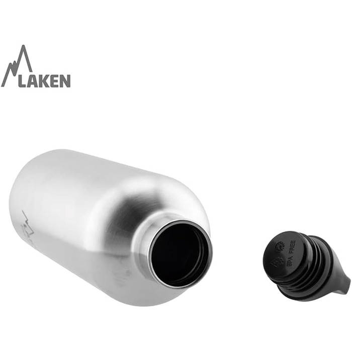 Термос Laken Thermo Futura 0.75 л, вузька горловина, нержавіюча сталь, білий