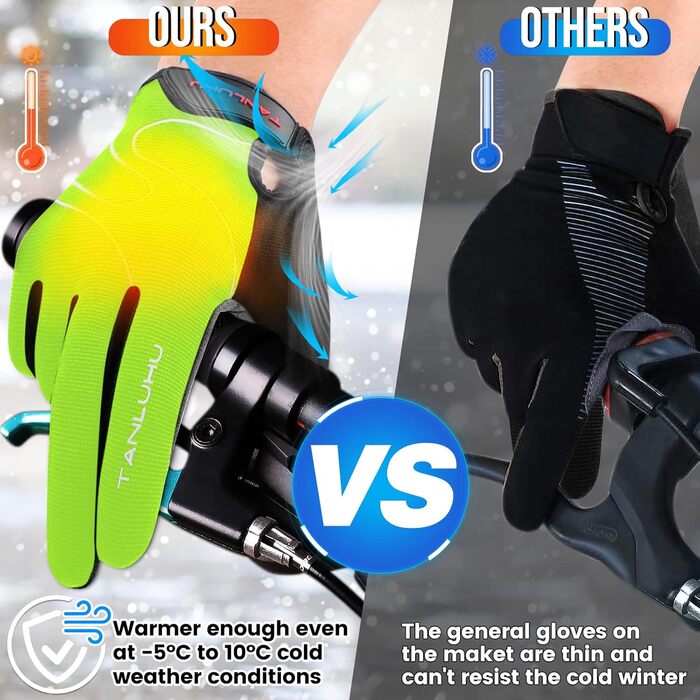 Рукавички для велосипеда: велоперчатки для гірського велосипеда, шосе, їзди та катання з амортизуючими вставками. Підходять для жінок та чоловіків (Чорний/Жовтий, S)