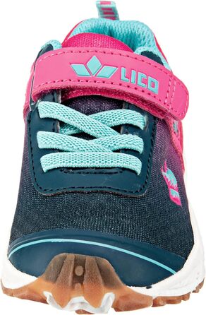 Дитячі спортивні туфлі Lico Barney - унісекс, кольори: морський, рожевий, бірюзовий (35 EU)