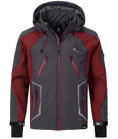 Чоловіча куртка-софтшелл Rock Creek Outdoor H-230 S, темно-сіра