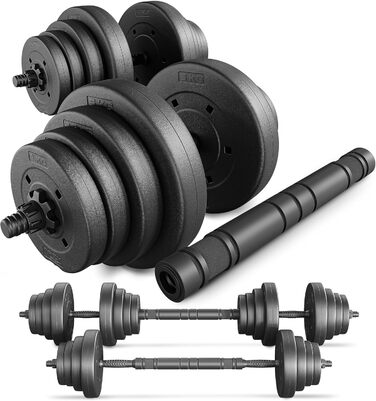 Набір гантелей і штанги TREX SPORT 40 кг (2 x 20 кг) з'єднувальна труба