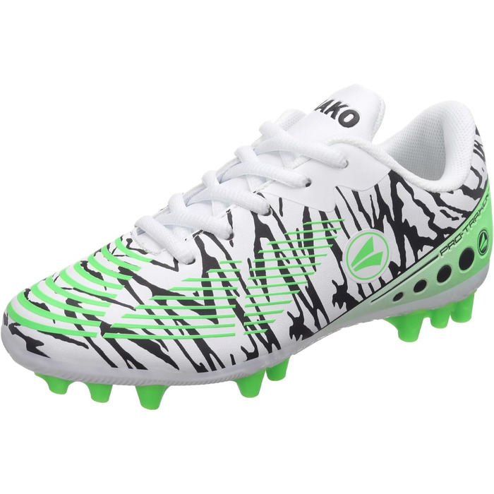 Дитячі футбольні бутси JAKO J-SFG Take (Білий, Неоновий зелений, 44 EU)