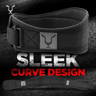 Пояс для важкої атлетики JAG: підтягуючий пояс з автоблокуванням для чоловіків та жінок. Ідеально для бодібілдингу, силових тренувань, важкої атлетики та тренувань у залі. Колір: чорний.