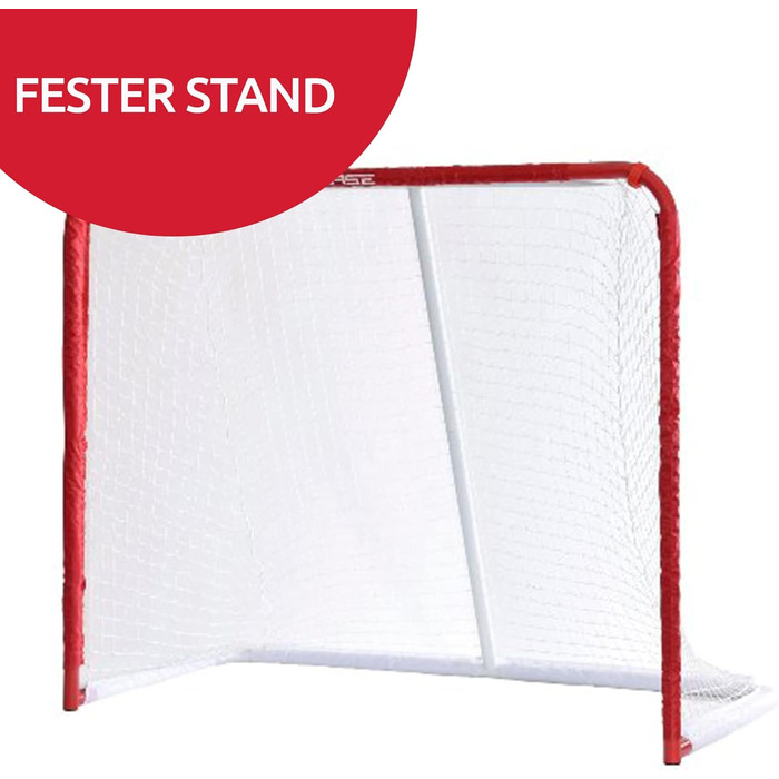 Ворота для хокею Street-Hockeytor 50'' Outdoor, для дітей, червоно-білі, 127x107x66 см