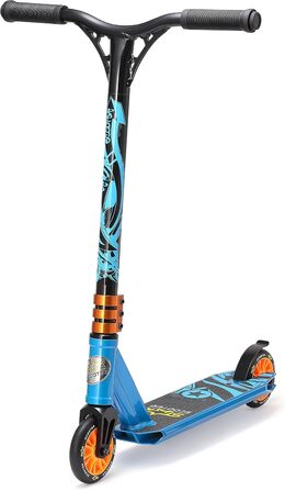 Трюковий самокат STAR SCOOTER Pro Sport 110 мм, алюмінієвий, для дітей від 5 років, зелений, HIC-компресія, для початківців і досвідчених