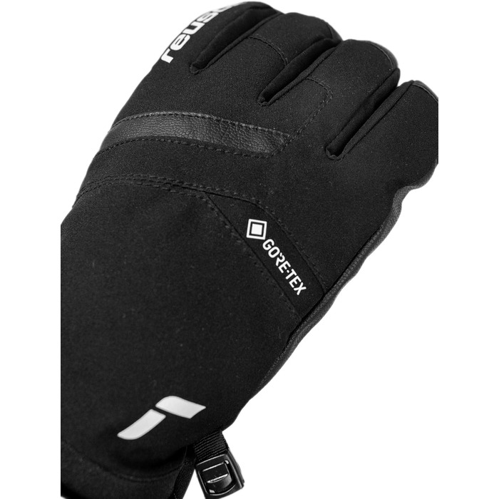 Гірськолижні рукавички Reusch Gore-TEX унісекс, чорно-білі, Softshell, розмір 8.5