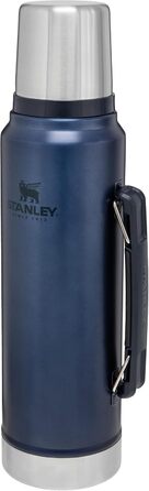 Термос Stanley Classic Legendary з нержавіючої сталі, 1 л – зберігає тепло/холод до 48 годин, BPA-free, підходить для посудомийки