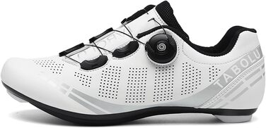 Велосипедні шкарпетки для чоловіків та жінок, MTB, шосейні, кросівки для катання на велосипеді, дихаючі, для активного відпочинку, сумісні з SPD/SPD-SL, розміри 36-47 EU, білий