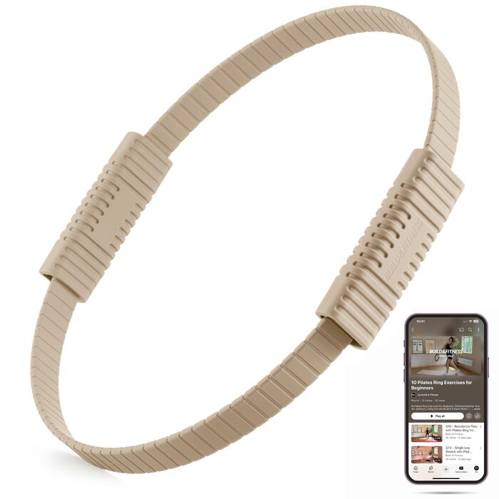 Кільце для пілатесу Magic Circle – 34,3 см. Ідеально для тренування стегон, корпусу та рук. Легка та міцна конструкція з силікону та скловолокна для занять вдома, в залі та в подорожах. Stone