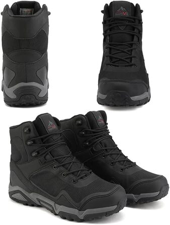 Чоловічі трекінгові черевики NORTIV 8, водонепроникні, чорні (44 EU)