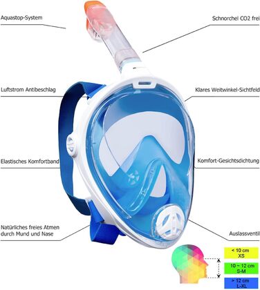 Маска для снорклінгу Aqua Sphere Full Face S/M