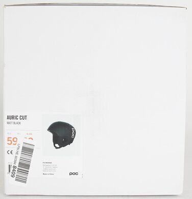 Сноубордичний і лижний шолом POC Auric Cut, чорний матовий, XL-XXL (59-62 см), добре вентильований, адаптивний, для захисту на трасі та поза нею