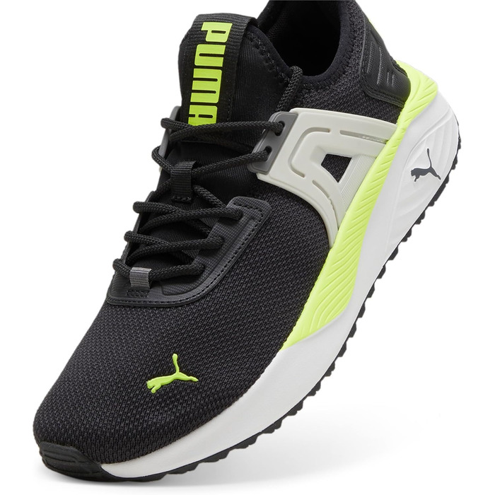 Кросівки PUMA Unisex Pacer 23 - чорний, сірий, лайм, сірий (37 EU)