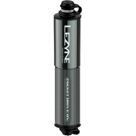 Міні-насос для велосипеда LEZYNE Pocket Drive HV, високий тиск 90 psi, сумісний з Presta та Schrader, компактний алюмінієвий ручний насос, портативний