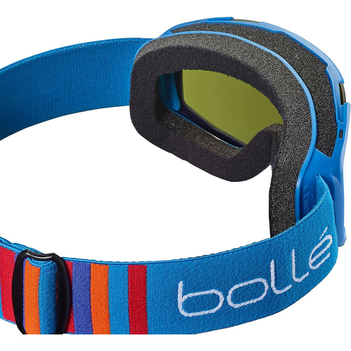 Дитячі лижні окуляри Bollé ROCKET PLUS Race Blue Matte, лінзи Sunrise Kat 2, розмір Small, унісекс