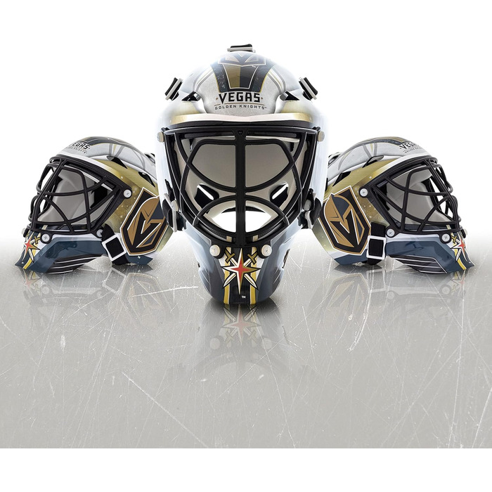 Міні-шолом воротаря Franklin Sports NHL Vegas Golden Knights, колекційний хокейний сувенір