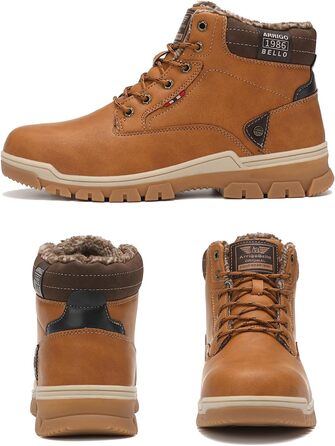 Чоботи зимові чоловічі Arriggo Bello, жовті, 41-46 EU, утеплені, антиковзаючі, для трекінгу та хайкінгу