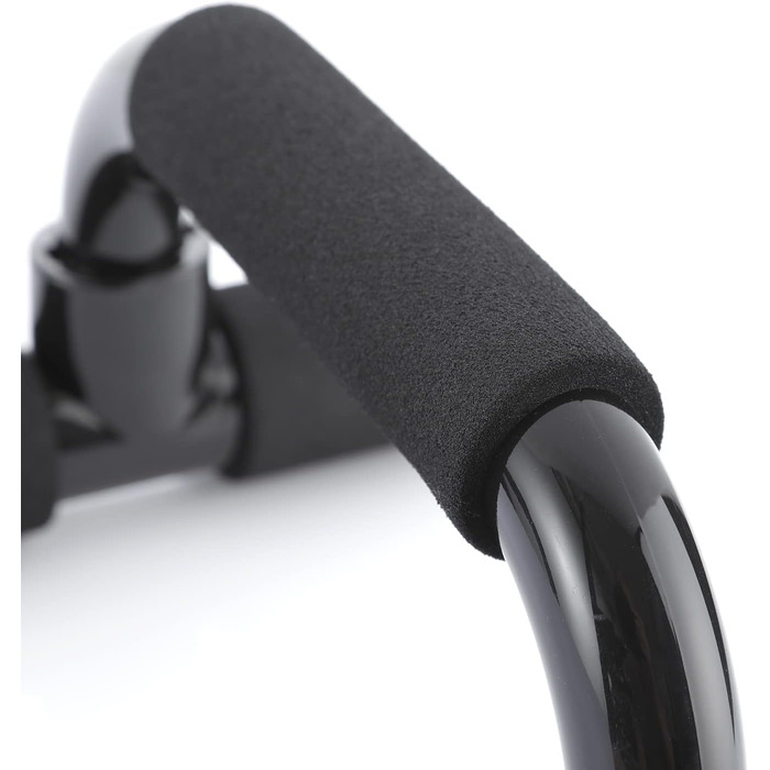 Набір для віджимань BODYMATE - 2 шт. - Нековзні ручки для віджимань, Push-Up Bars для силових та м'язових тренувань, чорний колір