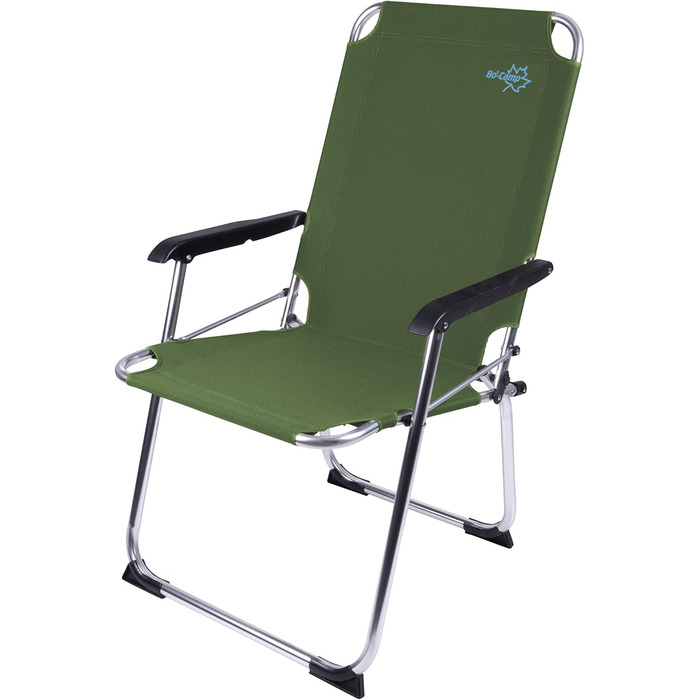 Крісло для кемпінгу Bo-Camp Copa Rio Comfort: складане, зелене, для відпочинку та риболовлі