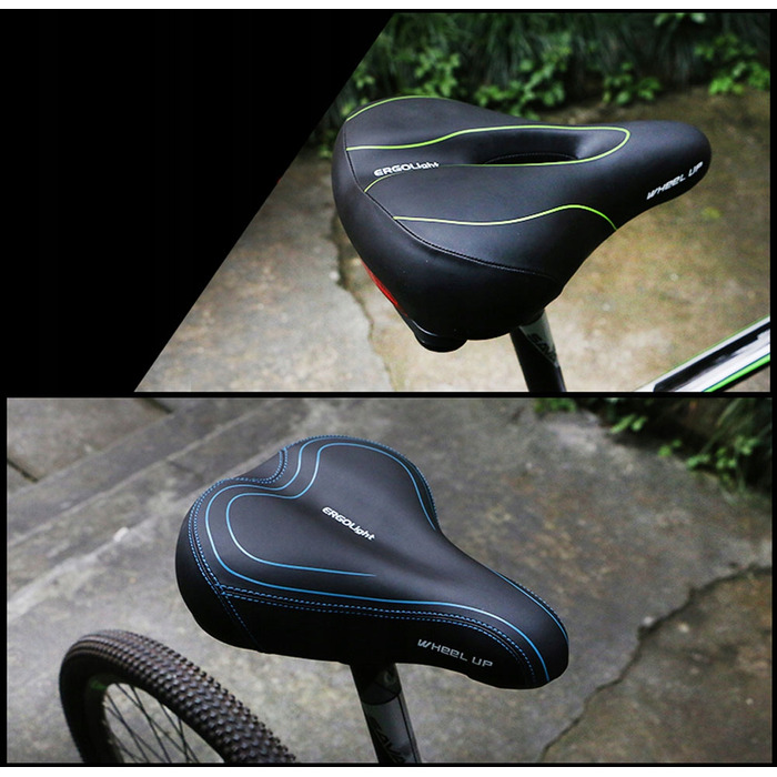Велосипедне сідло Wheel-Up, широке, 16 мм
