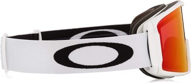 Гірськолижні окуляри Oakley Line Miner XM PRIZM для вузьких облич (розмір M, Matte White / Prizm Torch Iridium)