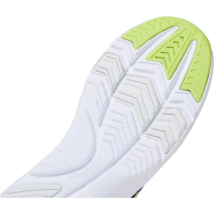 Кросівки для бігу Saucony Kinvara 13 для дівчаток та хлопчиків, чорний/лайм, розмір 11 Wide Big Kid