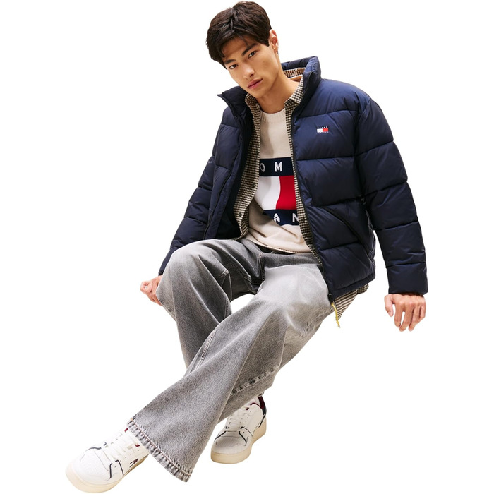 Чоловічі кросівки Tommy Jeans Retro Basket Low Top, сині (розмір 41 EU)