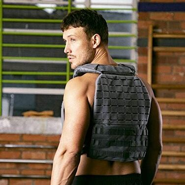 Обтяжувальний жилет Force Fitness 2 кг, чорний/Storm Grey, для фітнесу
