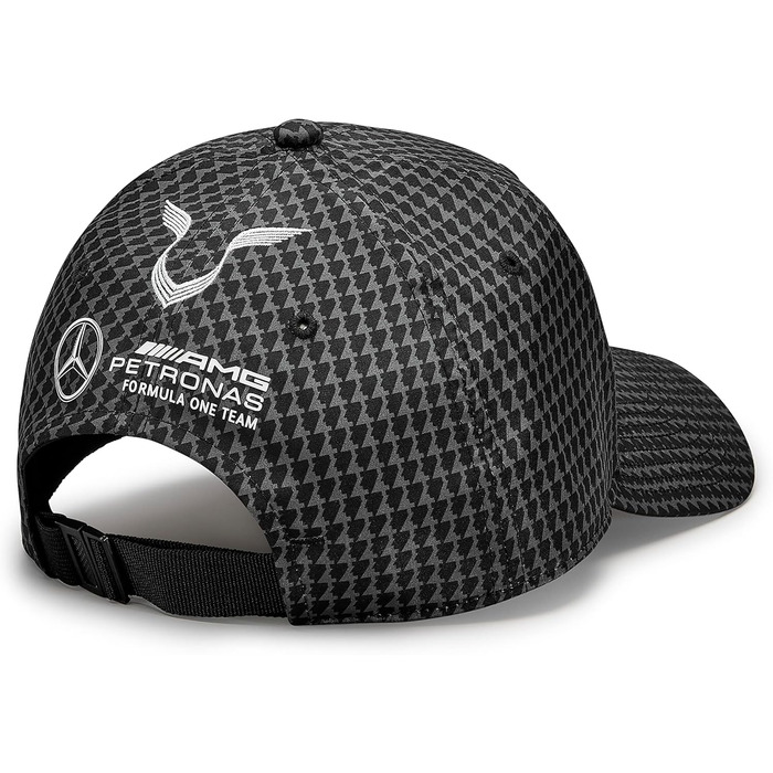 Кепка Mercedes AMG Petronas Formula One Team 2023 Lewis Hamilton Collection, чорна, універсальний розмір