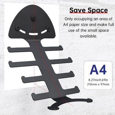 Набір еластичних стрічок для тренувань з полицею для зберігання фітнес-обладнання (Чорний)