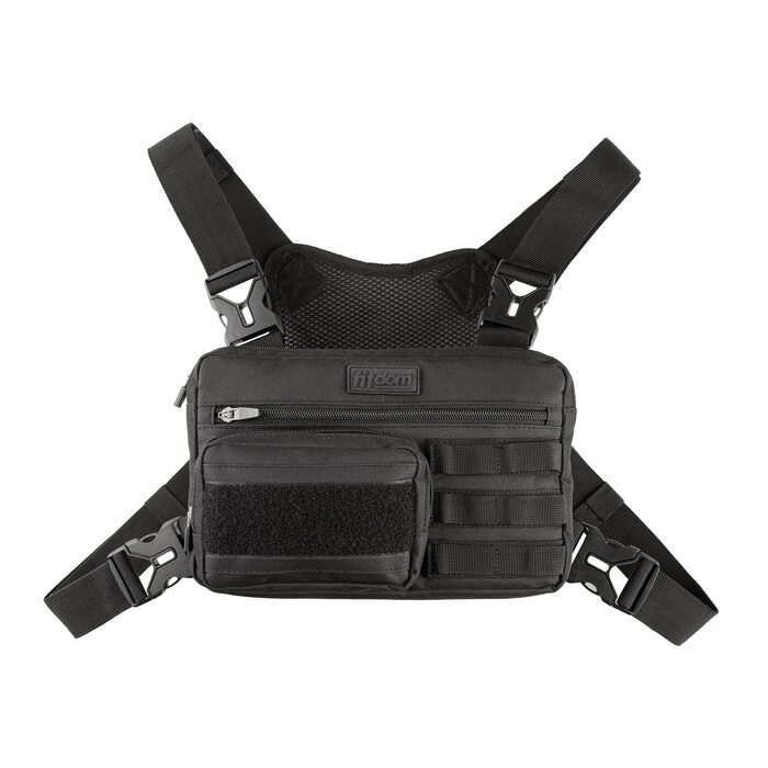 Сумка-месенджер Fitdom Unisex CP-2 (Чорна, жорстка форма) для ноутбука та документів