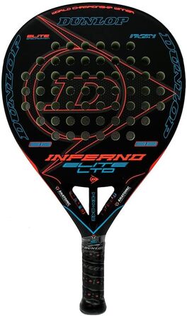 DUNLOP Inferno Elite – ракетка для падел-тенісу, оранжево-блакитна