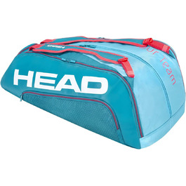 Тенісна сумка HEAD Tour Team 12R Monstercombi, синя/рожева, для дорослих, унісекс, на 12 ракеток