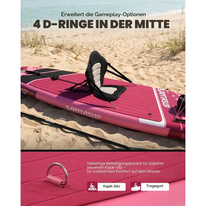 SUP дошка надувна A-ROSE BREEZE 320/335 см з веслом, насосом та рюкзаком - комплект для серфінгу