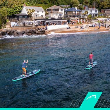Надувна SUP-дошка Bluefin Cruise 6” з веслом з фібергласу, комплект для каяка, повний набір аксесуарів, гарантія 5 років, різні розміри: для дітей, 10’8, 12’, 15’