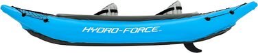 Надувний каяк Bestway Hydro-Force Cove Champion X2, 331x88x45 см, комплект з веслами і насосом