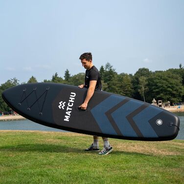 Надувна SUP-дошка Matchu 320x81x15 см, комплект, до 150 кг, антиковзка поверхня