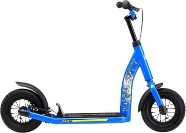 Дитячий самокат STAR SCOOTER з надувними колесами 10 дюймів, для міста, від 5 років, регульована висота, нове покоління