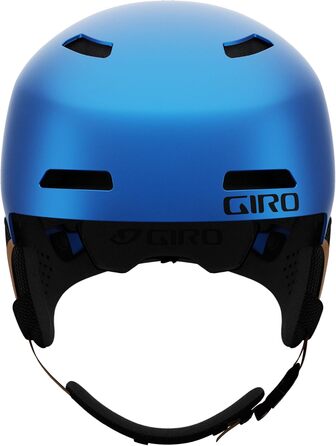 Дитячий лижний шолом Giro Crüe, синій, Shreddy Yeti, для сноуборду та гірських лиж