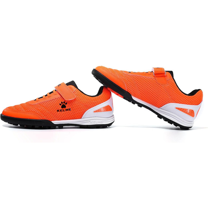 Дитячі футбольні бутси для штучного поля: тренувальні кросівки для хлопчиків та дівчаток, унісекс (33 EU, помаранчевий)