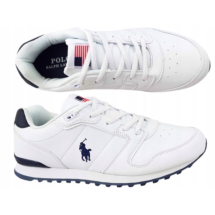 Кросівки Polo Ralph Lauren, екошкіра, білі, розмір 33