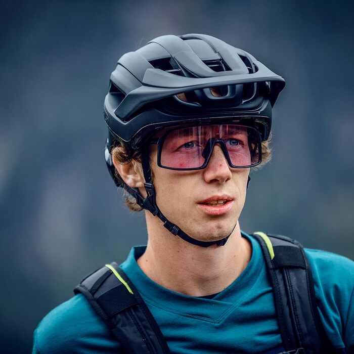 Велошолом ABUS Cliffhanger MIPS для MTB, захист MIPS, великі вентиляційні отвори, для чоловіків та жінок, розмір M (54-58 см), сірий/жовтий