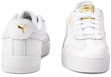 Жіночі спортивні кросівки PUMA Roma Feminine, білі, шкіряні, р. 37