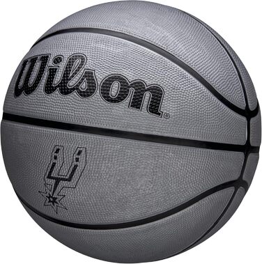М'яч для баскетболу Wilson NBA Team Tribute, розмір 5, San Antonio Spurs