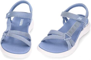 Сандлії Skechers Go Walk Flex для жінок (39 EU, блакитна тканина)